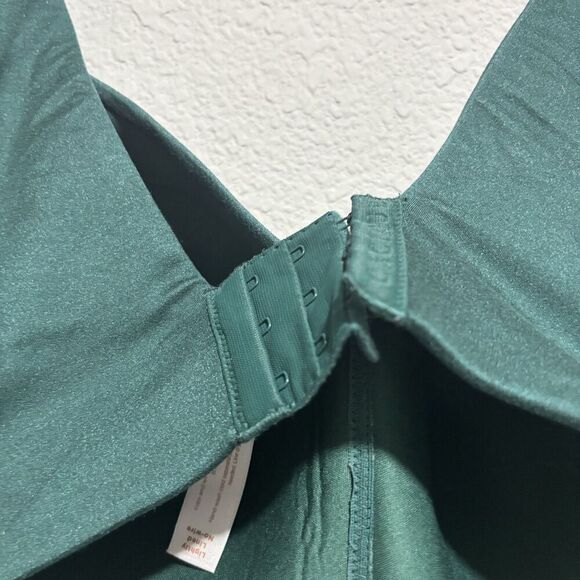 CACIQUE Lightly Lined No Wire Green Turquoise Bra Size 40DD - Picture 4 of 7